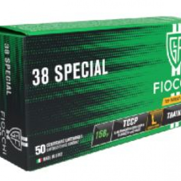 CARTRIDGE FIOCCHI .38Special LL TCCP 158gr