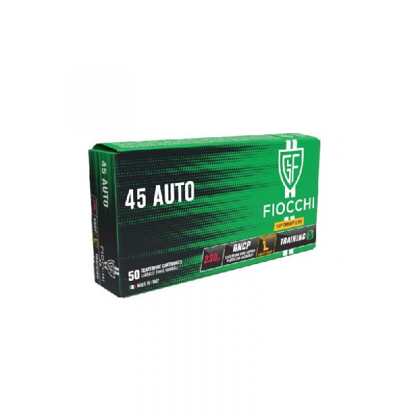 CARTRIDGE FIOCCHI .45ACP LL RNCP 230gr