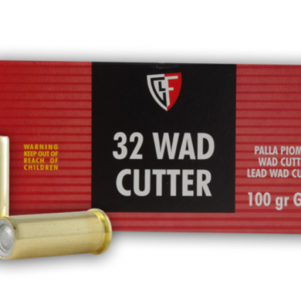 CARTRIDGE FIOCCHI .32 WAD CUTTER LWC 100gr