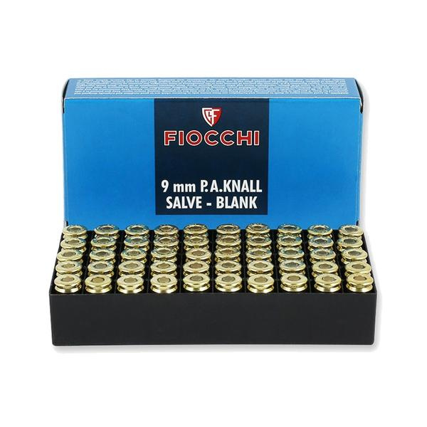 CARTRIDGE FIOCCHI 9mm P.A.Knall