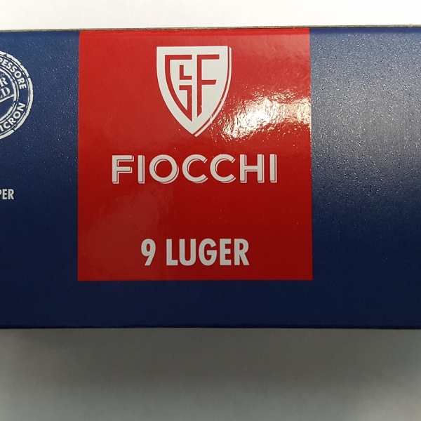 CARTRIDGE FIOCCHI Cal 9x19 LUGER, FNCP, 148gr.