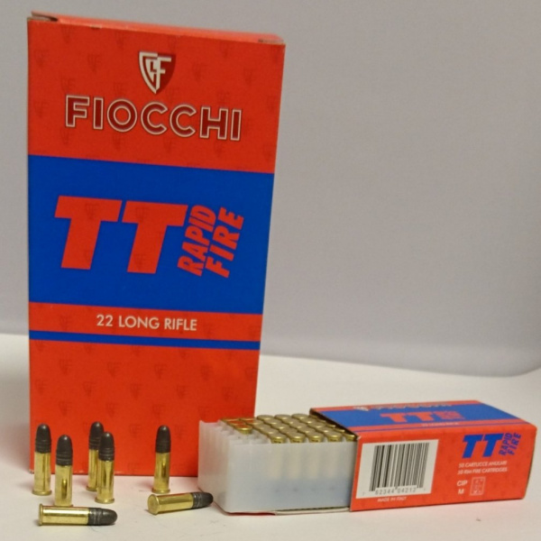CARTRIDGE FIOCCHI 22 LR TT RAPID FIRE