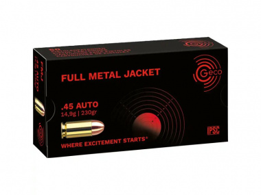 CARTRIDGE Geco 45ACP FMJ 230gr