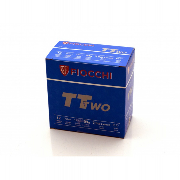 SHOTSHELL FIOCCHI TT TWO 12/70/12 - 7.5, 24g