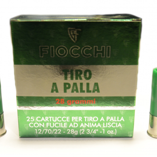 SHOTSHELL FIOCCHI SLUG 12/67/22, 28g, F Line, Running Boar