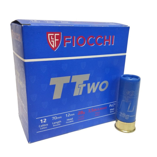 SHOTSHELL FIOCCHI TT TWO 12/70/12 - 7.5, 28g