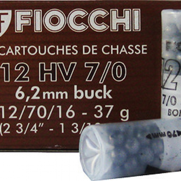 SHOTSHELL FIOCCHI BUCKSHOT 12/70/16 - 37 g