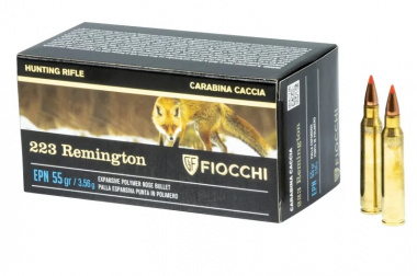 CARTRIDGE FIOCCHI .223REM EPN 55gr