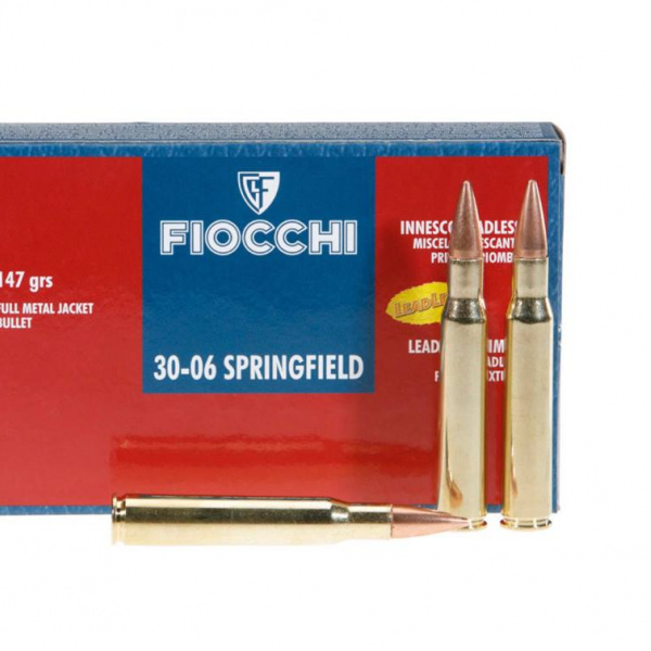 ПАТРОН FIOCCHI 30-06 SPRINGFIELD FMJ 147 grs