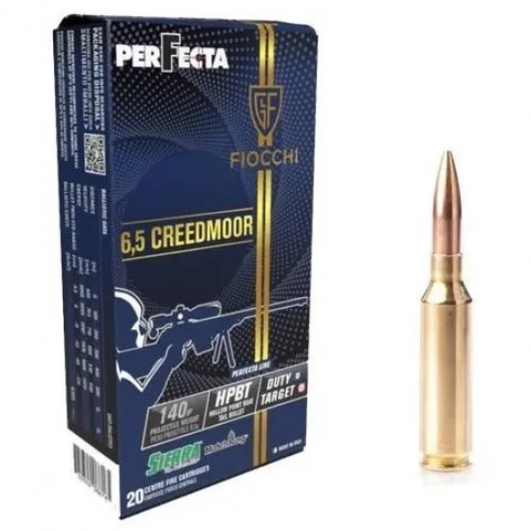 CARTRIDGE FIOCCHI 6.5 CREED HPBT 140 PERFECTA