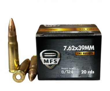 CARTRIDGE MFS 7.62X39 FMJ 124gr