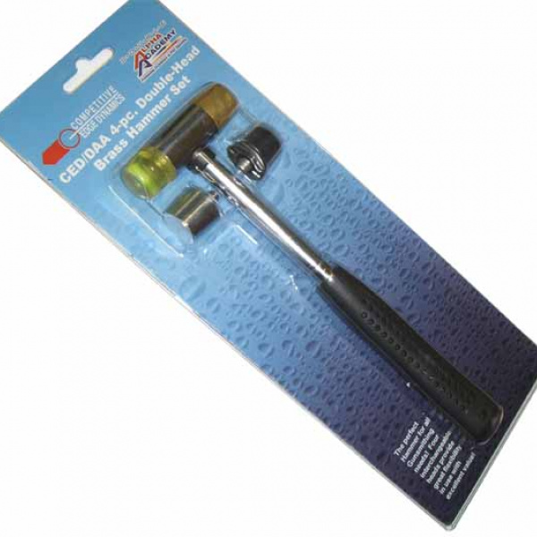 DAA/CED 4-PC. DOUBLE-HEAD BRASS HAMMER SET