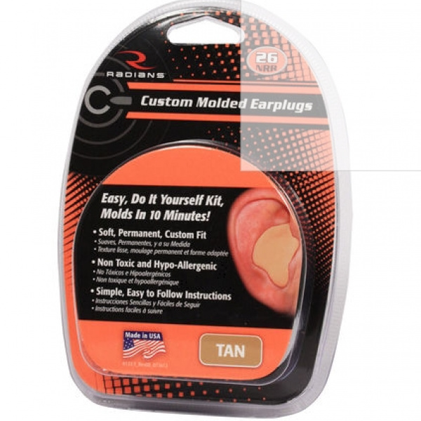 Radians Custom Molded Ear Plugs Kit plus Lanyard with Screws