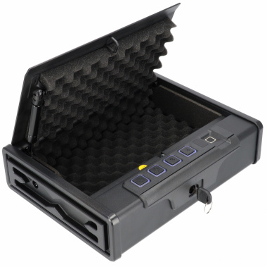 Biometric Portable Pistol Safe 