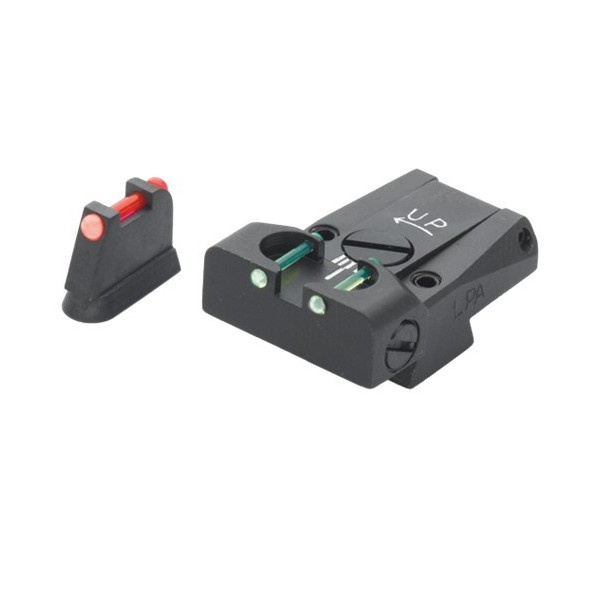 LPA Fiber Optic Adjustable Sights SET for CZ