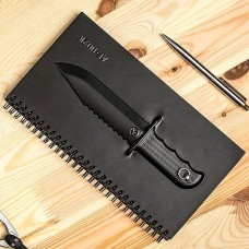 3D Rambo Knife Notebook